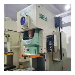 Gebruikte Hoge Kwaliteit Seyi Sn1 80ton Metalen Stalen Ponsen Persmachine Taiwan Mechanische Machines