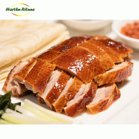 Lot de viande de canard rôti en tranches, précuit, collation saine et délicieuse pour le régime et le fitness