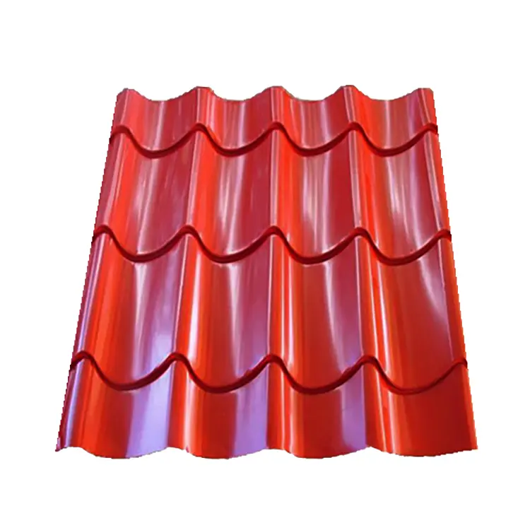 Tôle de toiture en zinc ondulé ppgi de haute qualité personnalisée/tôle ondulée galvanisée à chaud 1mm d'épaisseur toiture gi