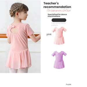 Body da Danza per Bambine Ballet Little <span class=keywords><strong>Angel</strong></span>, Unitard con Gonna Approvato per Esami - Product Image 4