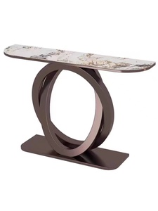 Muebles de sala de estar de diseño moderno, mesa de <span class=keywords><strong>consola</strong></span> de pared de metal <span class=keywords><strong>para</strong></span> vestíbulo de entrada y control de vestíbulo - Product Image 6