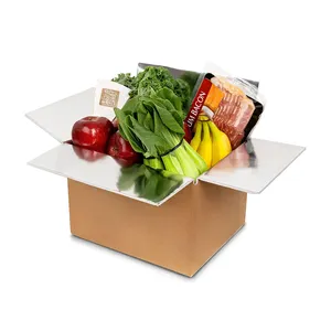 Frozen Food Cold Chain Shipping Box Thermal Insulated Carton Cardboard Boxes For Transporting Frozen Food