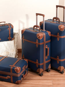 Conjunto de Malas de Viagem de Luxo Vintage em Couro PU GEMULIN 14/20/24/28 Polegadas Clássica de Alta Qualidade com Rodas Giratórias e Trava TSA - Product Image 6