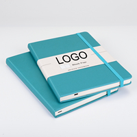 Logo personnalisable impression mode exercice planificateur journal A5 cahier en cuir Pu