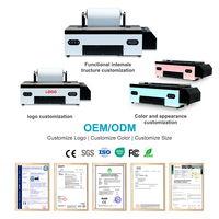 Printer Inkjet DTF Digital Cowint A3 XP600/L1390 Pet Film 15 Inci 35cm Mesin Cetak Kaos DTF Dengan Oven untuk Tekstil