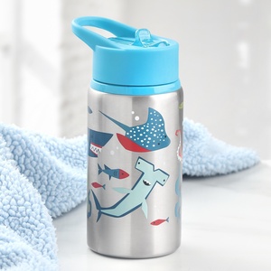 Bouteille isotherme sous vide pour enfants en acier inoxydable 12oz 14oz 16oz avec <span class=keywords><strong>bouchon</strong></span> à paille, garde au froid et au chaud pendant 12h - Product Image 5