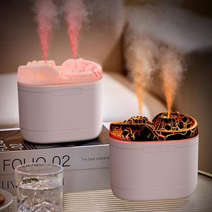 Plastic Quiet 1200ml Double Spray Ultrasonic Air <b>Humidifier</b> Diffuser Desktop Usb Cold <b>Mist</b> Home Use Air Diffuser H20 <b>Humidifier</b> - Product Image 3