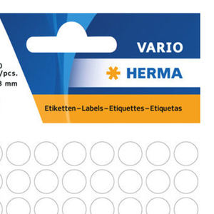 Paquete de 21 Puntos de Marcación Blancos, Diámetro 8mm, Cantidad de Etiquetas por Hoja 108, Cantidad (984910049058) - Product Image 4