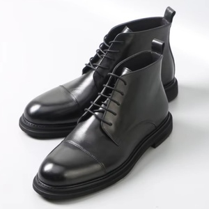 Bottes Chukka Classiques Rétro pour Hommes 2025 – Tendance, en Cuir Véritable, à Enfiler, Imperméables, Semelle Extérieure en Caoutchouc – EVERGREEN Automne - Product Image 1