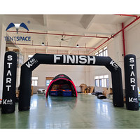 Arche gonflable personnalisée pour course sportive, ligne de départ/arrivée gonflable, arche publicitaire pour promotion extérieure, événements et expositions