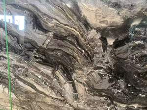 Athena แผ่นบันไดหินอ่อนธรรมชาติสีทอง, ขั้นบันไดหินหรูหราพื้นหลังหินอ่อนวิลล่าสไตล์ใหม่ - Product Image 3