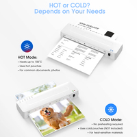Laminateur à froid et à chaud FN335 en stock aux États-Unis pour documents A4/A3/A5/A6, usage scolaire et professionnel