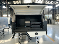 Auvent en aluminium pour pick-up avec barres de toit et tiroir latéral pour Ford Ranger Toyota Hilux Double Cabine