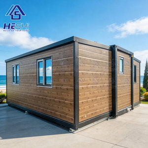 Casa Contenedor Prefabricada Expandible de 20/40 Pies para Estancias Cortas, 3 Dormitorios, 2 Baños, Pequeña, Aislada y Móvil, Tipo Villa - Product Image 1