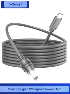 Grey Starlink Mini Type C to <b>DC</b> <b>Power</b> <b>Cable</b> Barrel Connector Compatible Replacement <b>Cable</b> for Starlink Satellite Communication - Product Image 1