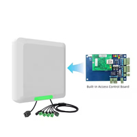 Sistema de Control de acceso de estacionamiento Tengda Uhf Rfid de larga distancia 6m RS232 WG relé TCP/IP UHF Lector independiente controlador incorporado