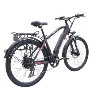 Bicicleta eléctrica de montaña de 27.5 pulgadas y 7 velocidades, aleación de aluminio, batería oculta de 36V 10.4ah 250W, freno de disco hidráulico - Product Image 3