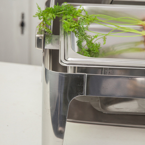 Ensemble de chauffe-plats à induction en acier inoxydable pour service de traiteur - Product Image 5