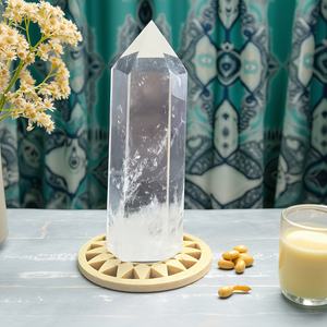 Wholesale Natural <b>Crystal</b> Clear Quartz <b>Tower</b> Eco-Friendly Healing Carved Crafts Fengshui Gemstone Room Gift - Product Image 3