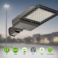 Éclairage extérieur de haute qualité 100w 150w 200w 300w capteur de cellule photoélectrique réverbère convivial-installer la lumière de la boîte à chaussures