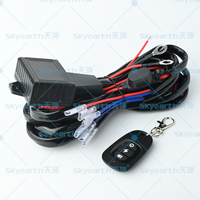Harnais de câblage universel intelligent à semi-conducteurs, étanche, 9-30V, large plage de tension, 200W, avec fonction stroboscopique, interrupteur à distance pour éclairage LED