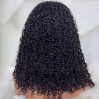 Perruque frontale en dentelle HD bouclée Pixie Birmane, cuticules alignées, 100% cheveux naturels bruts, perruques sans colle, fournisseurs de perruques en dentelle HD, perruques frontales en dentelle de cheveux humains