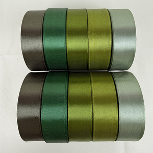 Ruban en <span class=keywords><strong>satin</strong></span> floral écologique pour mariage, emballage cadeau, décorations de fête, ruban rose fait main, nœud en ruban DIY - Product Image 2