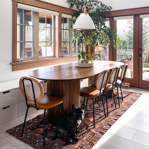 Hiện đại rắn gỗ bàn ăn tùy chỉnh đồ nội thất bằng gỗ đặt Phật Sơn nhà máy - Product Image 4