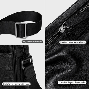 Túi đeo chéo nam bằng da thật, kiểu dáng thời trang, chất liệu nylon, thương hiệu nổi tiếng - Product Image 6