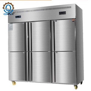 ثلاجة تقديم طعام عمودية بباب مزدوج QDMECH ثلاجة تجارية قائمة - Product Image 6