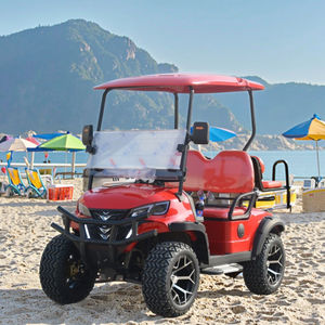 Chariot de golf électrique en acier 48V avec moteur 5KW 4 temps certifié EEC GCC pour les visites tout-terrain Beach Patrol Villa Scenic Spots - Product Image 6