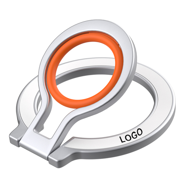 Metal Magnetic Mobile Round Phone Griptok Finger Ring Reusable Custom Support Holder Grip for Magsafe Phone
