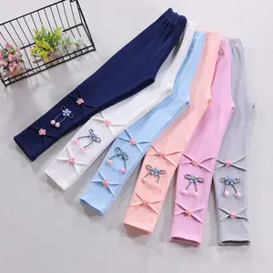 Celana Legging Katun Anak Perempuan, Legging Musim Gugur dan Musim Dingin Gaya Korea