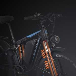 Vélo électrique en alliage d'aluminium avec <span class=keywords><strong>moteur</strong></span> sans balais 52V2000/4000W, batterie 23AH, entrepôt UE et Pologne, pour les trajets urbains - Product Image 6