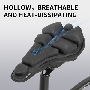 Nouveauté housse de siège de <span class=keywords><strong>vélo</strong></span> 3D Airbags coussin de <span class=keywords><strong>selle</strong></span> <span class=keywords><strong>vélo</strong></span> de route de montagne coussin de vessie d'air <span class=keywords><strong>gonflable</strong></span> souple pour <span class=keywords><strong>vélo</strong></span> - Product Image 4