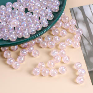 Usine en gros en vrac acrylique Sea-Maid arc-en-ciel couleur bricolage fait à la main matériel chaîne perles en vrac pour bijoux accessoires - Product Image 1