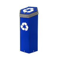 Poubelle à bascule en plastique PP personnalisée, panier ondulé réutilisable, matériaux recyclés écologiques, léger, certifié ISO, moderne