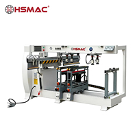 Machine de perçage et d'alésage CNC pour le travail du bois HSMAC, prix usine, moteur 4,5 kW, tension 380 V, vitesse 2840 tr/min, largeur de travail maximale 2440 mm