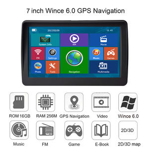 7 pouces <span class=keywords><strong>voiture</strong></span> GPS Navigation 256M + 16GB FM dernière Europe Portugal Espagne France carte Sat camion Gps navigateur - Product Image 6