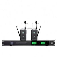TNH PM-GT230 chœur chantant micro professionnel UHF 2 canaux système de microphone sans fil portable pour groupe de scène et culte d'église