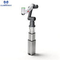Brazo Robótico Colaborativo CLAWROBOT de 6 Ejes, 5 kg de Fuerza, Motor con Caja de Engranajes y Rodamientos, Alcance de 950 mm, Capacidad de Carga de 15 kg, Aleación de Acero Inoxidable