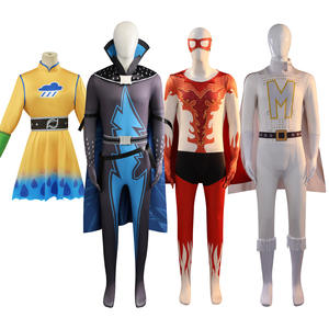 Echo Halloween <span class=keywords><strong>Super</strong></span> Villain Cosplay Costume Cape une pièce pour adultes unisexe - Product Image 1