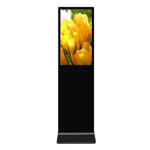 2020 New Exhibit Electronic Advertising Screen Display Floor Stand