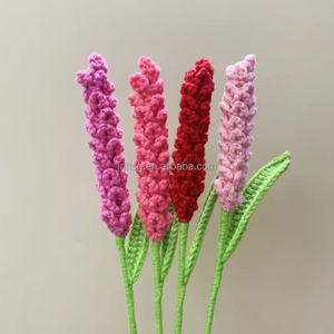 Bouquet Artigianale in Crochet a Forma di Spiga d'Orzo, Regalo Creativo per Laurea, Natale, Pasqua, per la Migliore Amica - Product Image 4