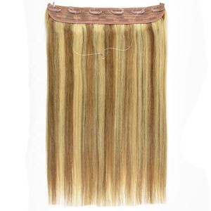 Extensiones de Cabello Humano Virgen Ruso 100% Natural, Clip-in, Doble Trama, Voluminizador, Una Pieza - Product Image 1