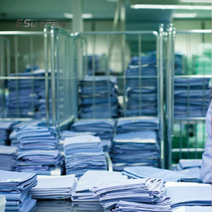 CuộN Lưới Thép Vận Chuyển Cuộn Gấp Vải Giặt Xe Đẩy Kim Loại Cho Bệnh Viện - Product Image 6