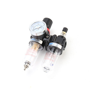 Regulador de Filtro de Aire Doble AOF AFC2000 con Manómetro para Sistema Neumático - Product Image 4