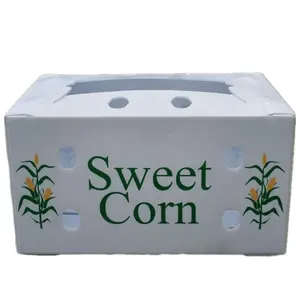 Foldable Sweet Corns Packaging Corrugated Plastic Corflute Box