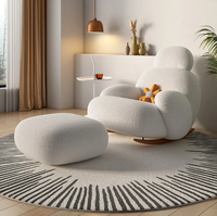 Fauteuil inclinable individuel, chaise à bascule, mobilier de salon, chaise longue de détente, fauteuils de salon modernes
