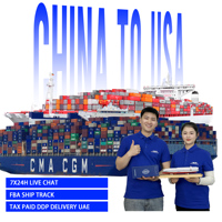 Transitaires DDP Chine vers EAU par mer et camion, taxes payées, livraison porte-à-porte, services multi-fournisseurs, fret maritime LCL FCL, dédouanement